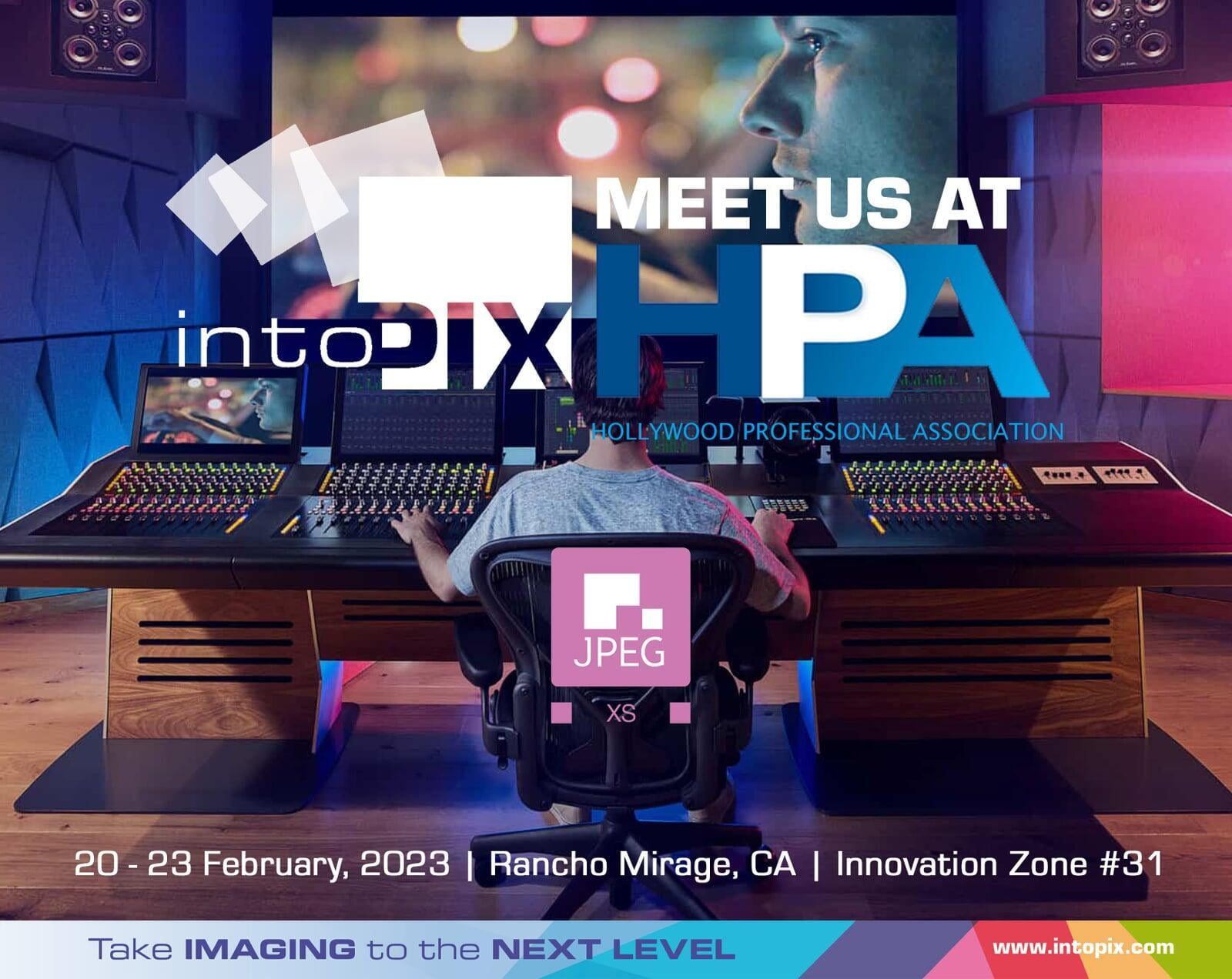 intoPIX showcases its new JPEG XS solutions to simplify IP video production workflow at HPA Tech Retreat 2023
